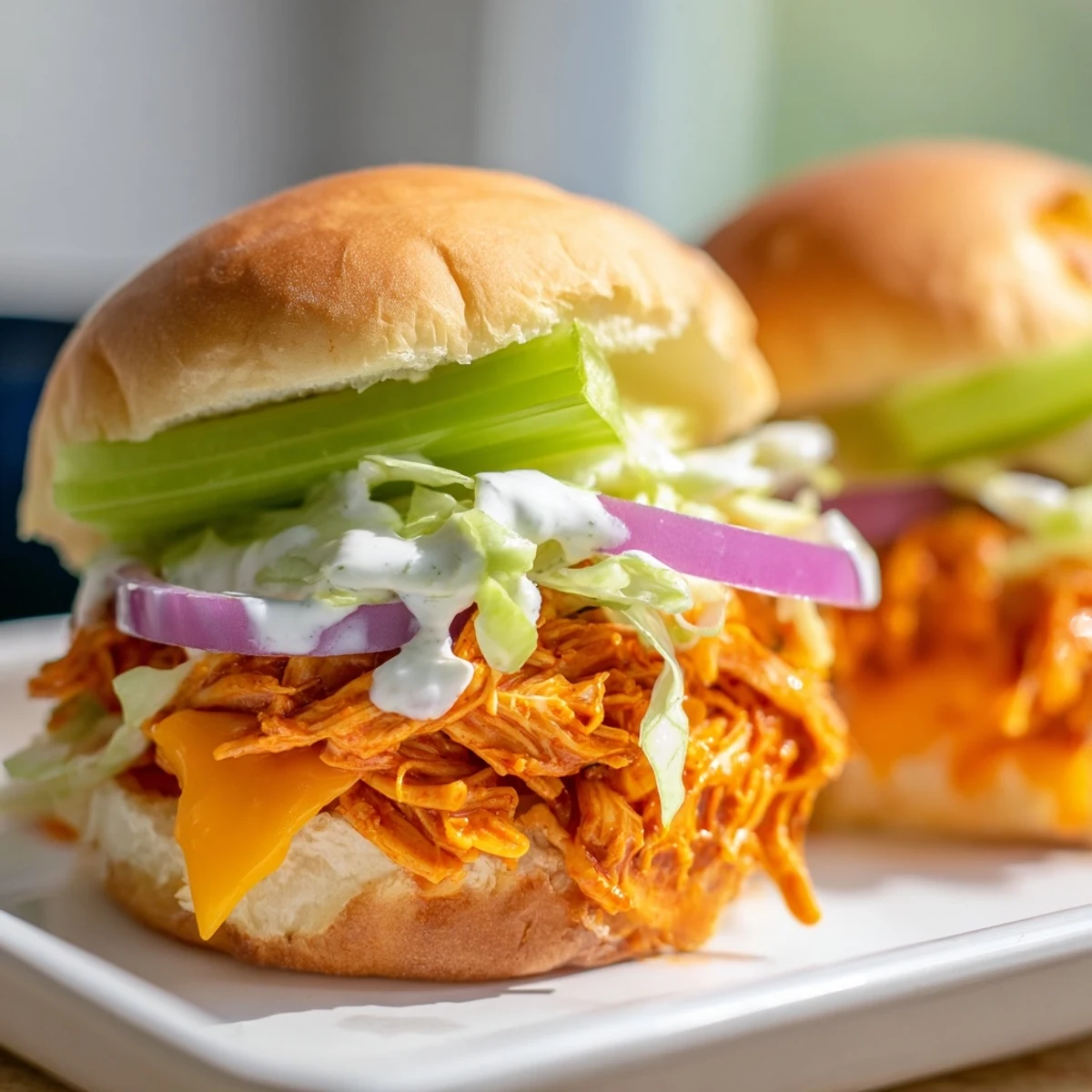 Buffalo Chicken Sliders