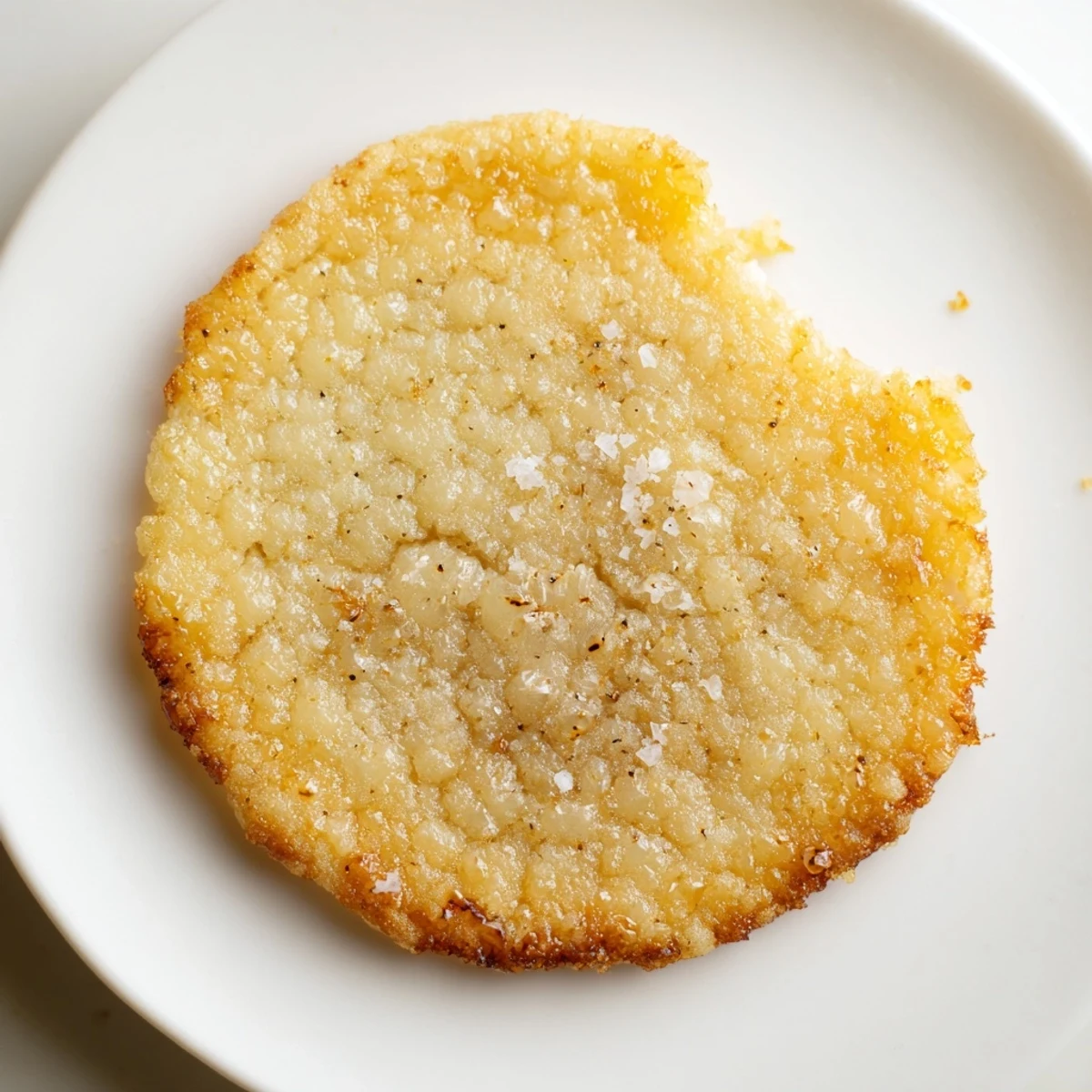 Golden caramelized sugar tops soft creme brulee cookies with creamy vanilla centers
