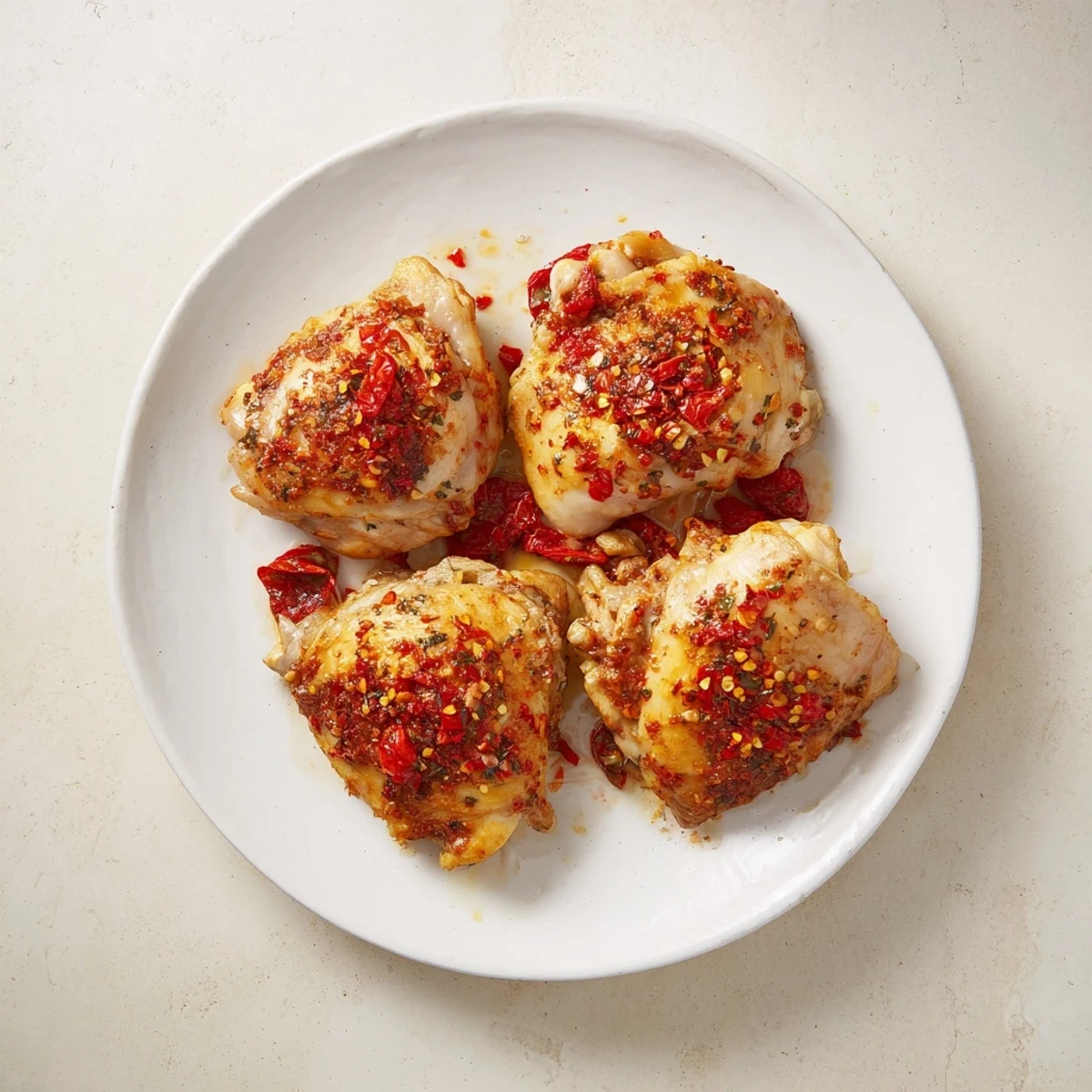 Peri Peri Chicken sizzling on the grill with charred skin and lemon