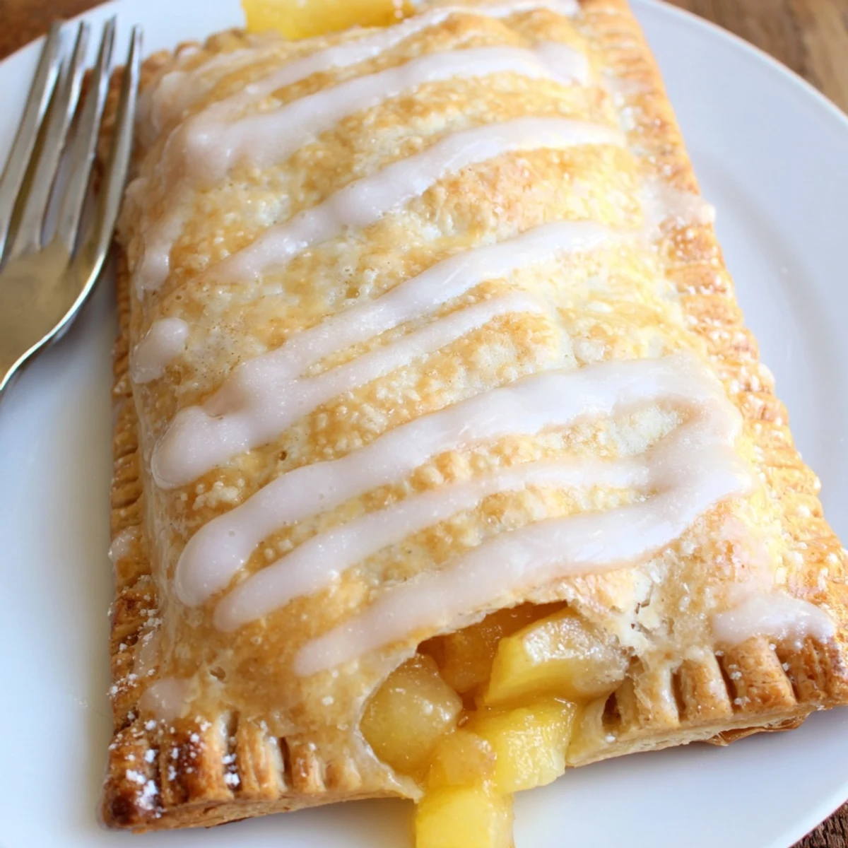 Warm Peach Pop Tarts Classic cooling on a rack, jam oozing softly