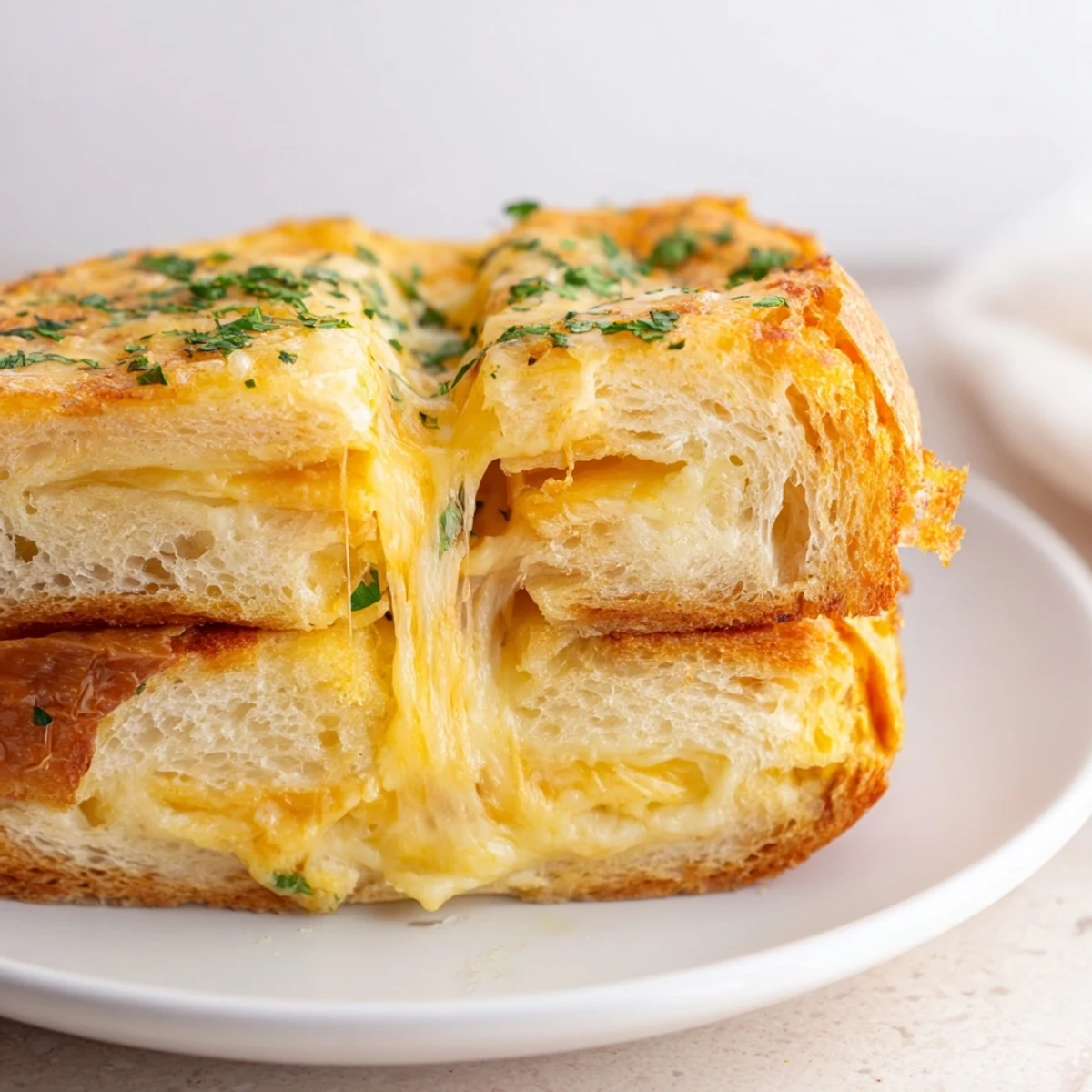 Skillet-toasted Mini Grilled Cheese Hawaiian Rolls Recipe, buttery edges and tender, melty centers