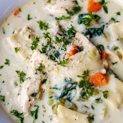 Italian White Lasagna Soup