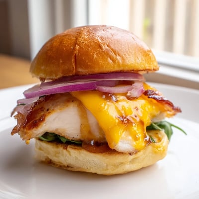 Maple Chicken Bacon Sliders